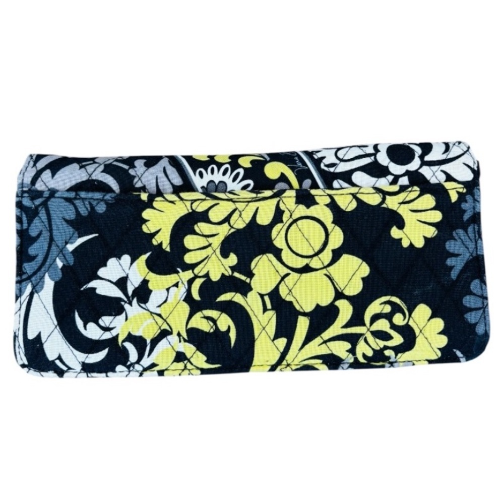 Vera Bradley “Knot Just A Clutch” Black and Yellow Floral Clutch Walket